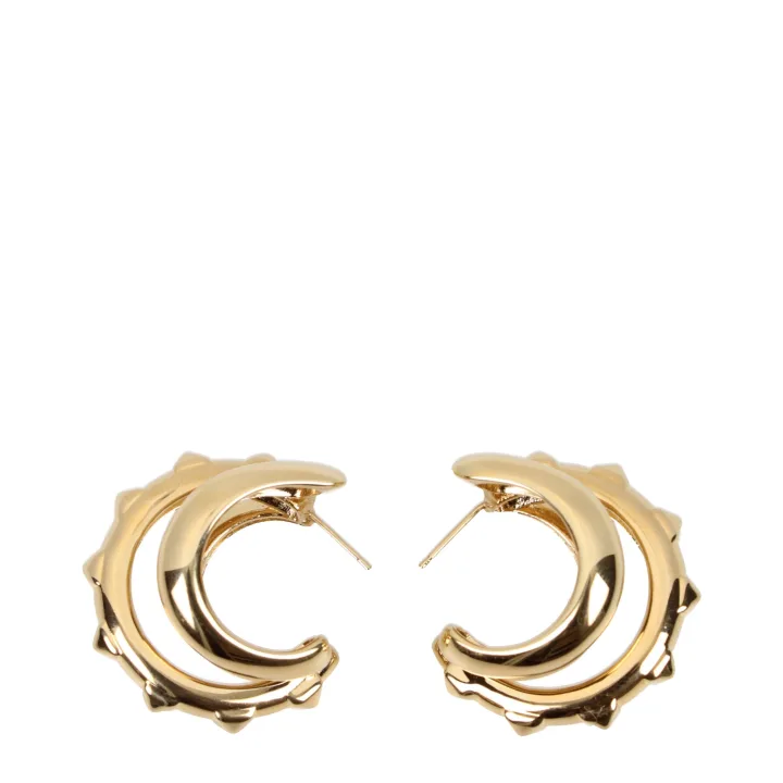 Gold Metal Earrings