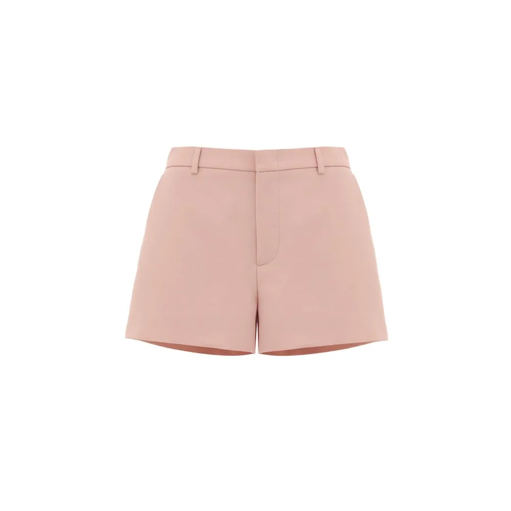 Pink Wool Shorts