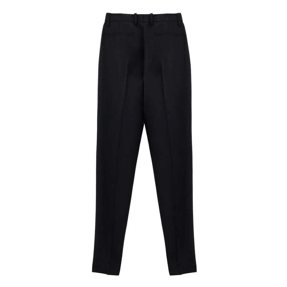 Black Wool Dress Pants - Image 2
