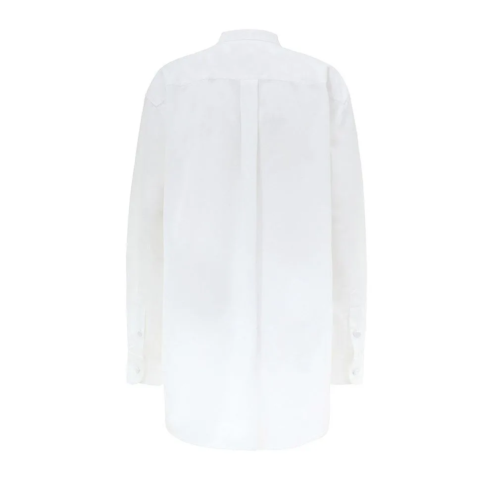 White Cotton Blouse - Image 2