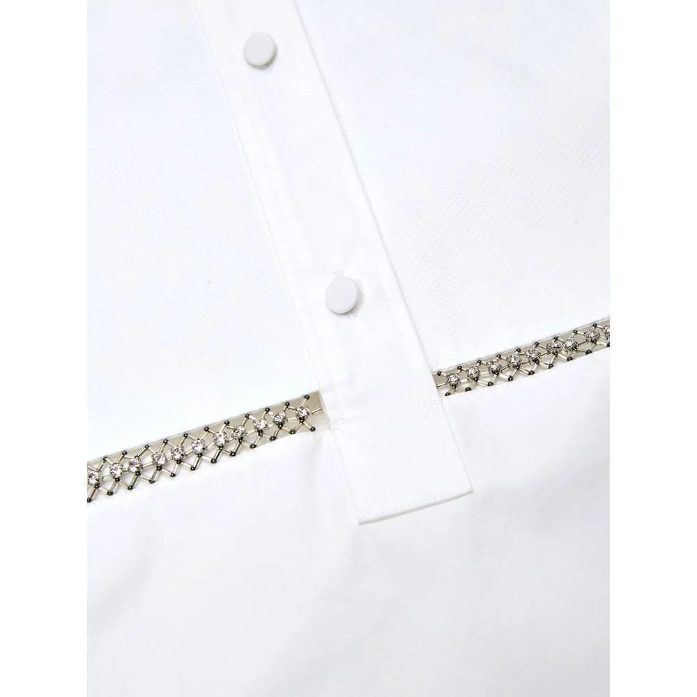 White Cotton Blouse - Image 3