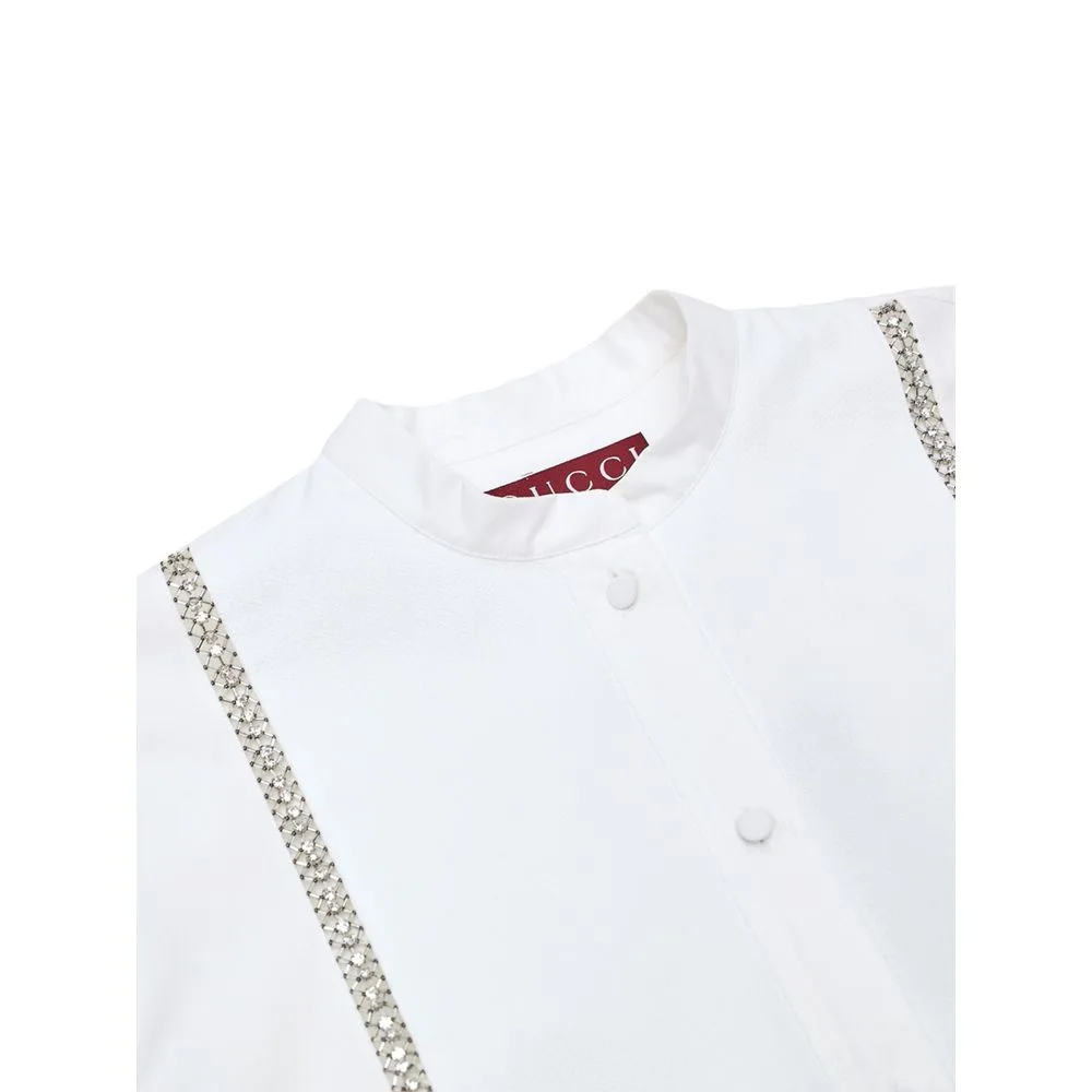 White Cotton Blouse - Image 4