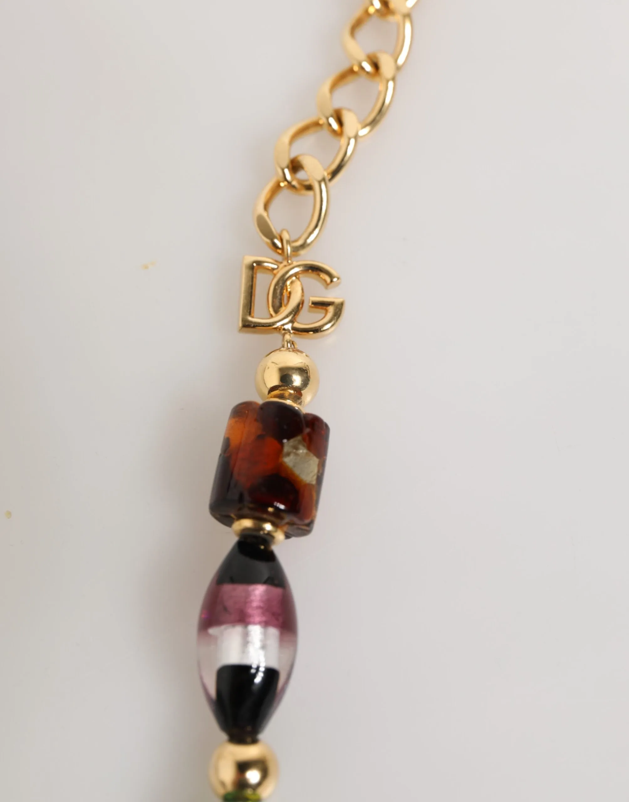 Multicolor Murano Glass Beads Brass Women Jewelry Necklace - Image 5