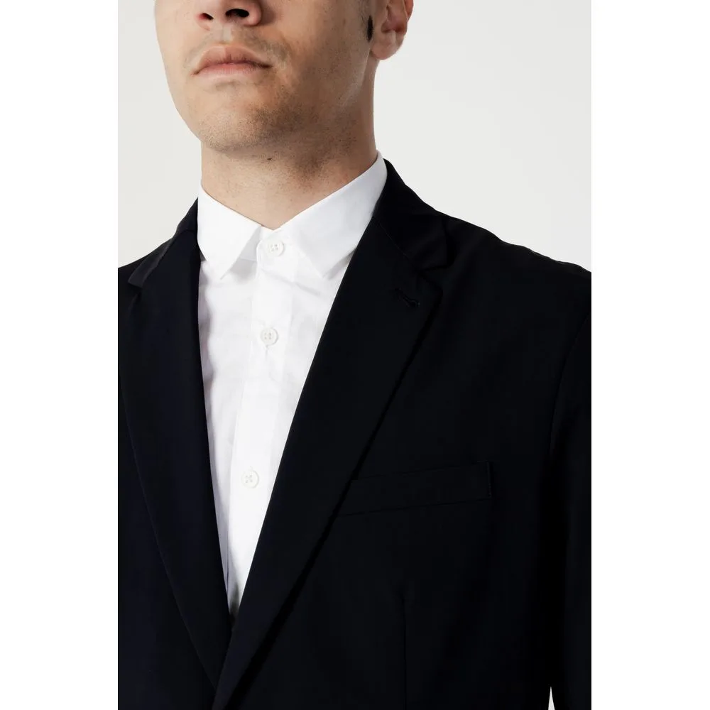 Blue Cotton Blazer - Image 3