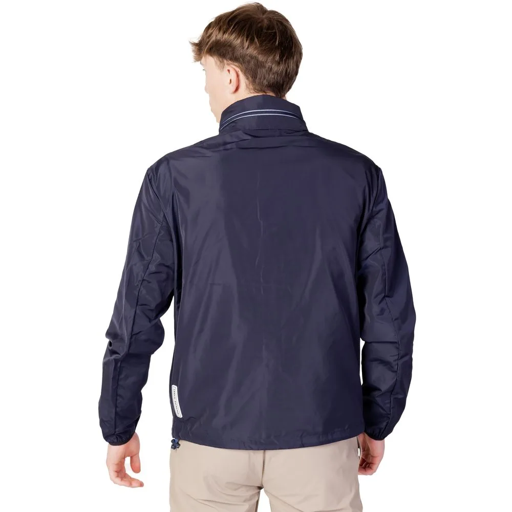 Blue Polyester Shell Jacket - Image 2