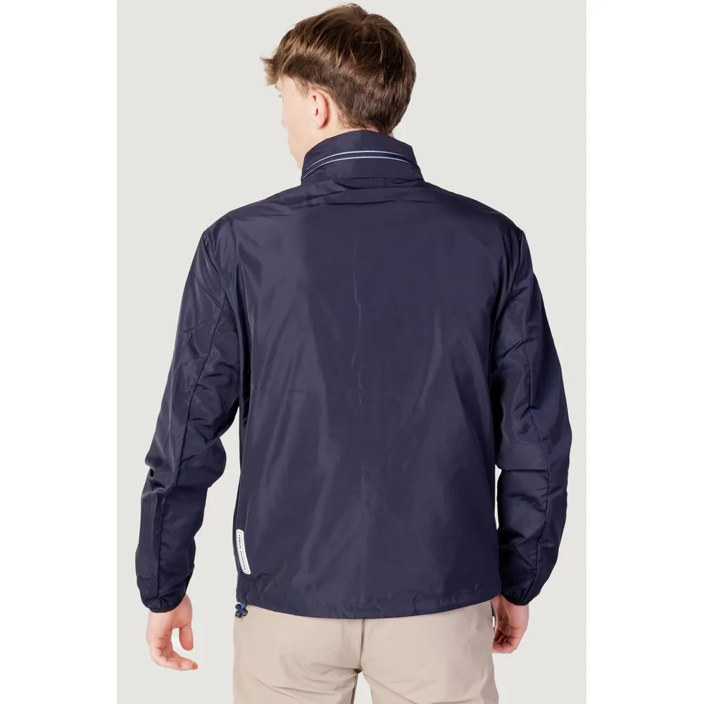 Blue Polyester Shell Jacket - Image 4