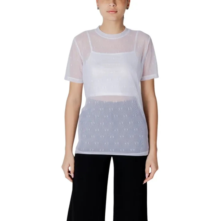 White Polyamide T - Shirt