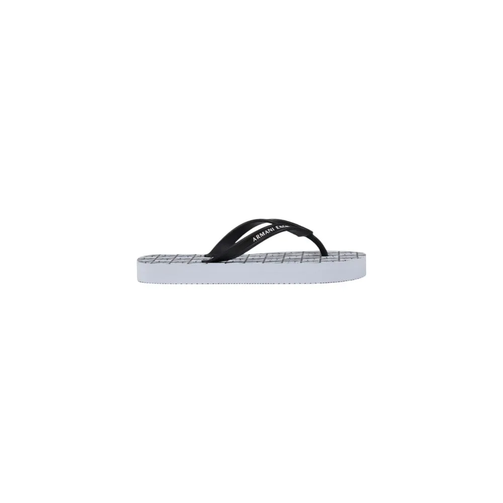 White Rubber Flip - Flop Sandals