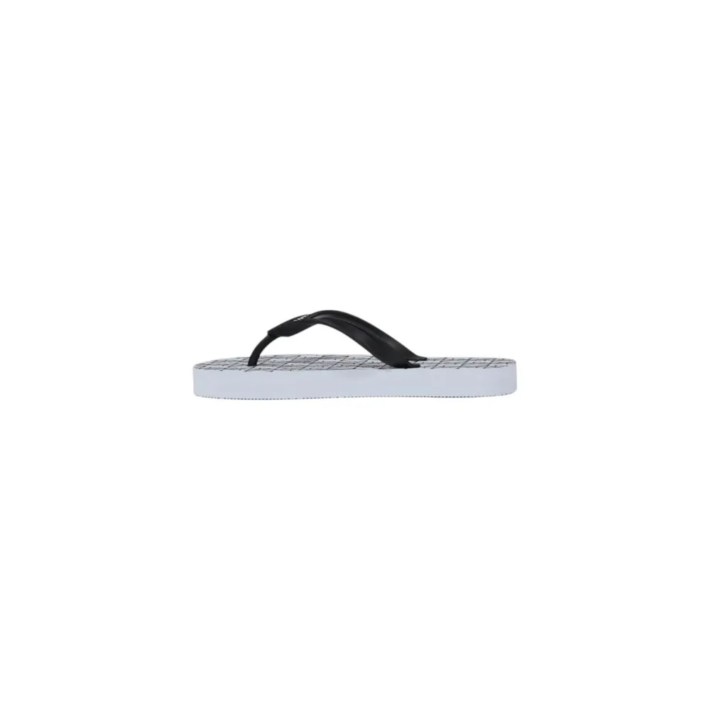 White Rubber Flip - Flop Sandals - Image 3