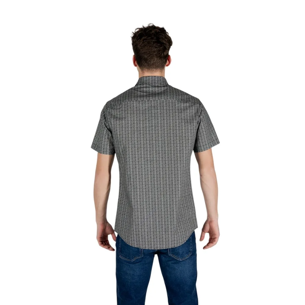 Black Cotton Shortsleeve Shirt - Image 5
