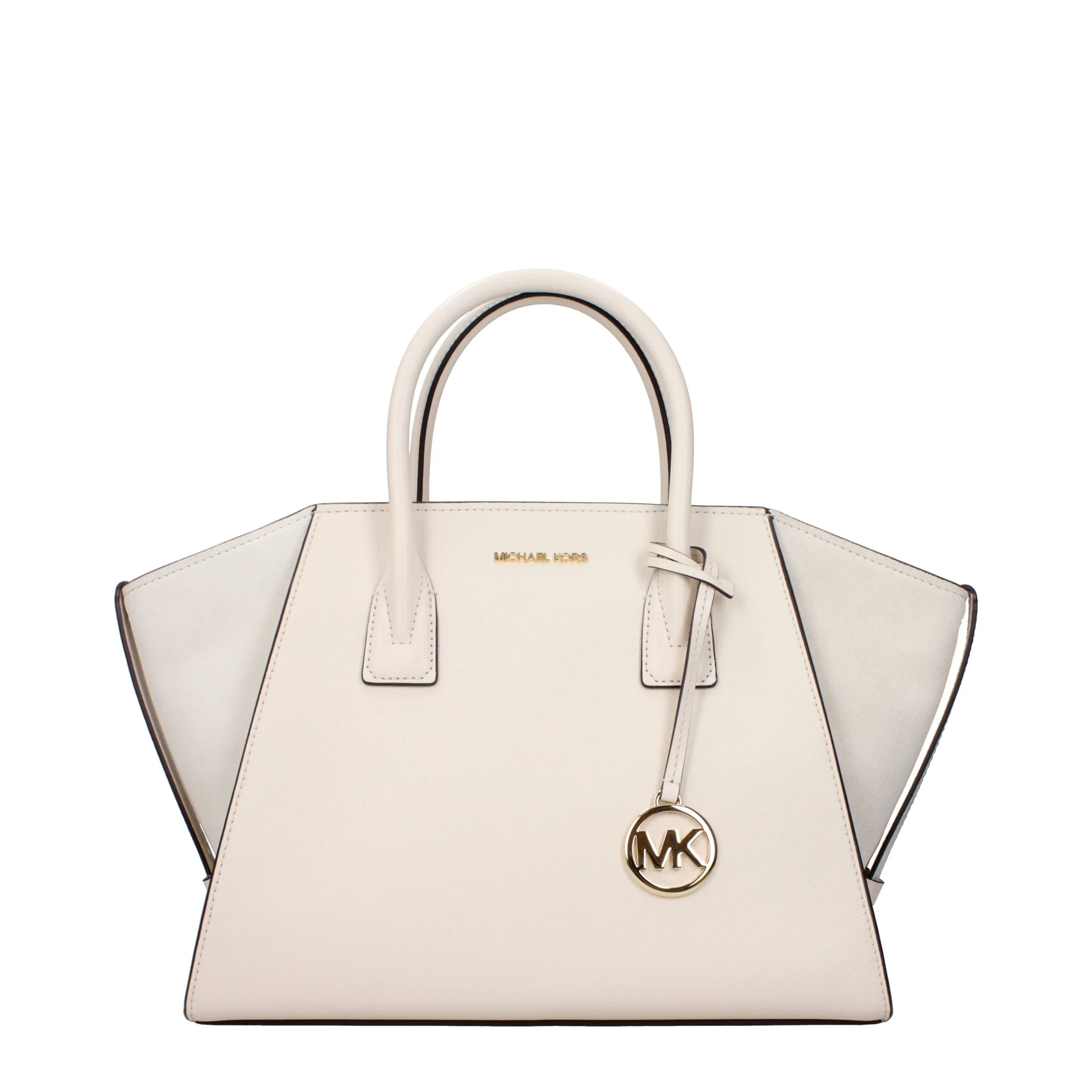 Beige Leather Handbag