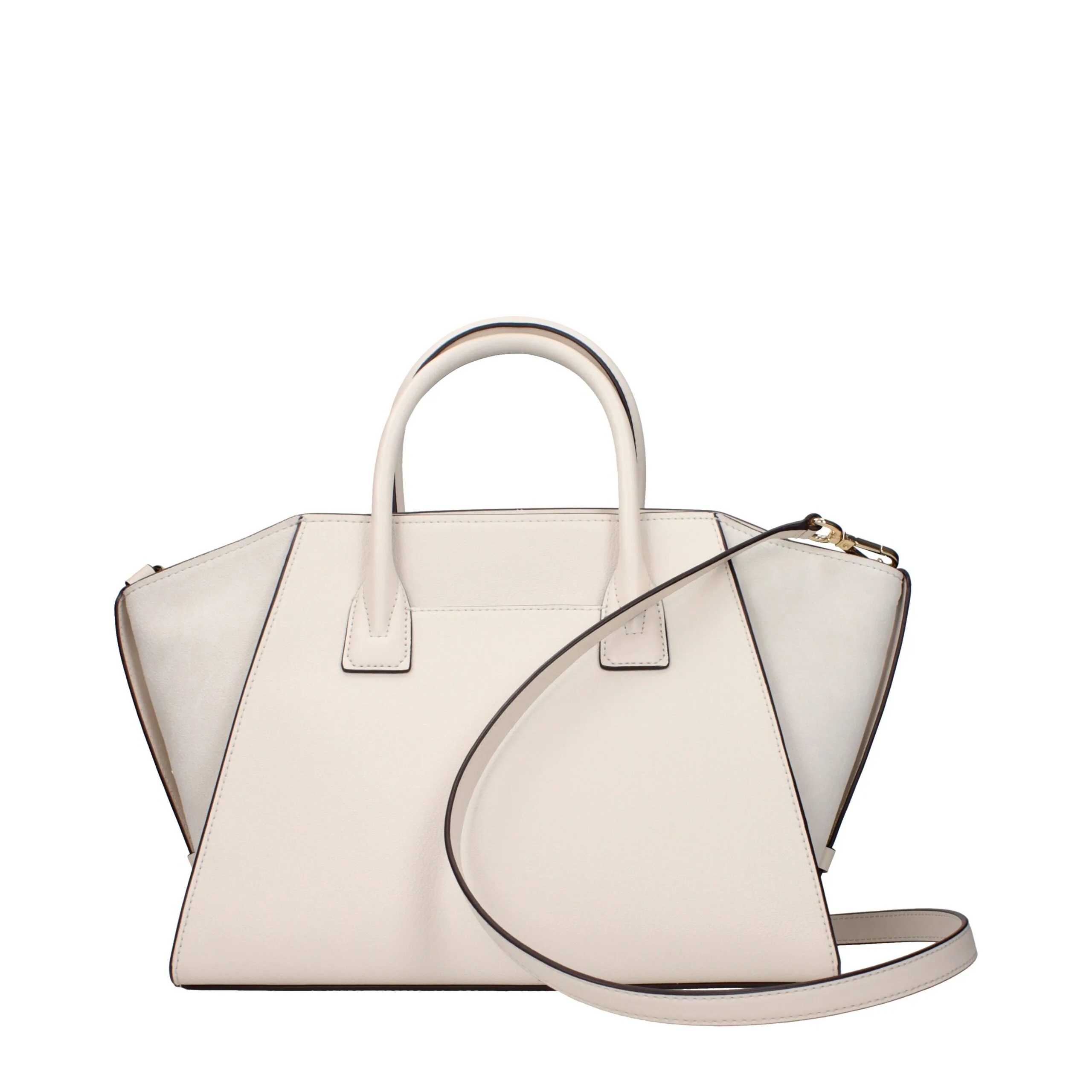 Beige Leather Handbag - Image 3