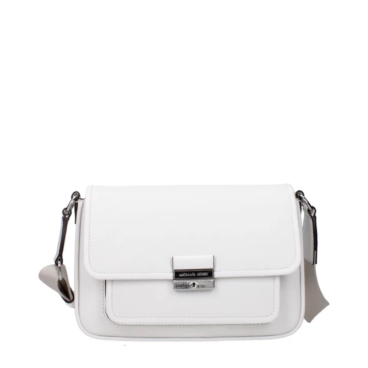 White Leather Crossbody Bag