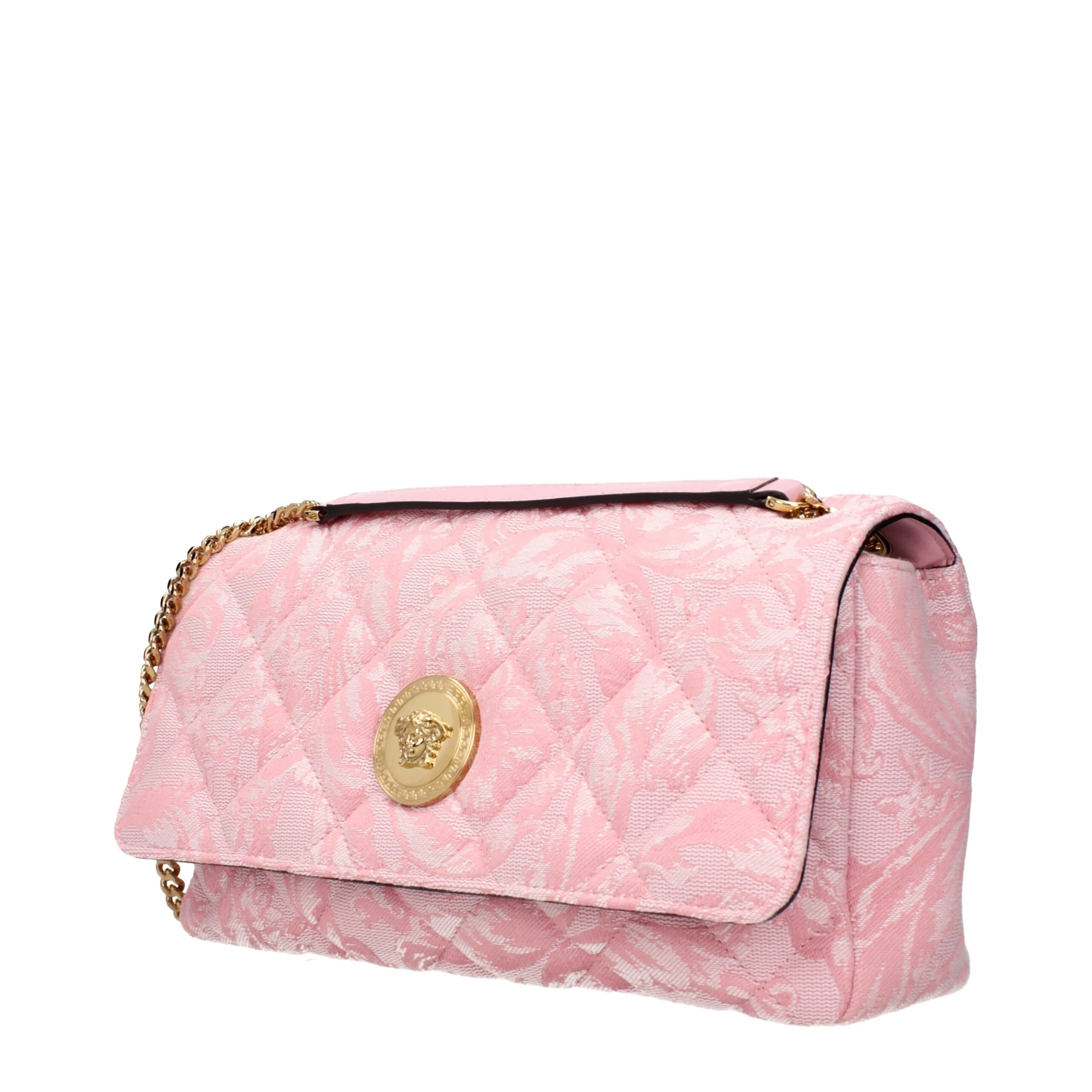 Pink Fabric Shoulder Bag - Image 2