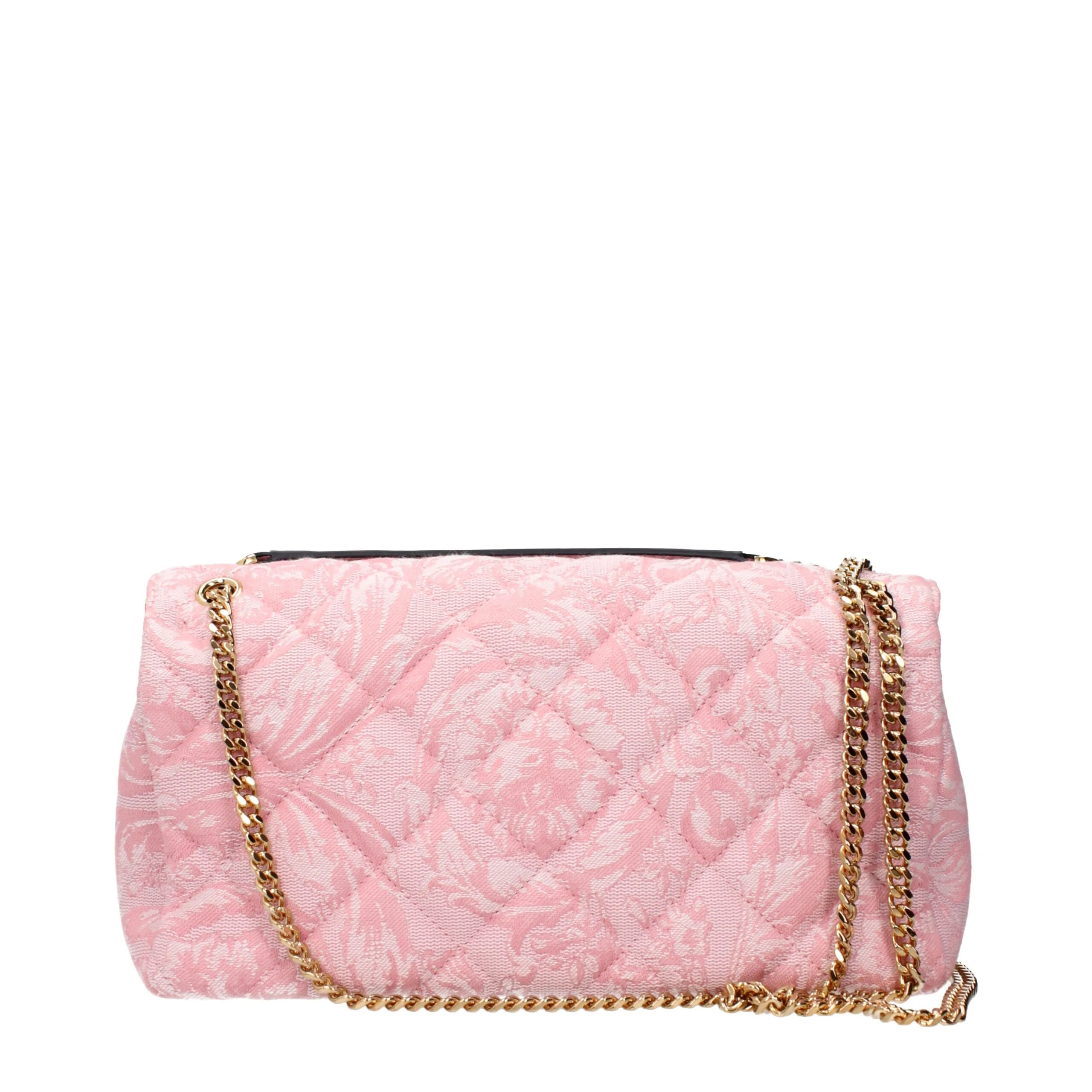 Pink Fabric Shoulder Bag - Image 3