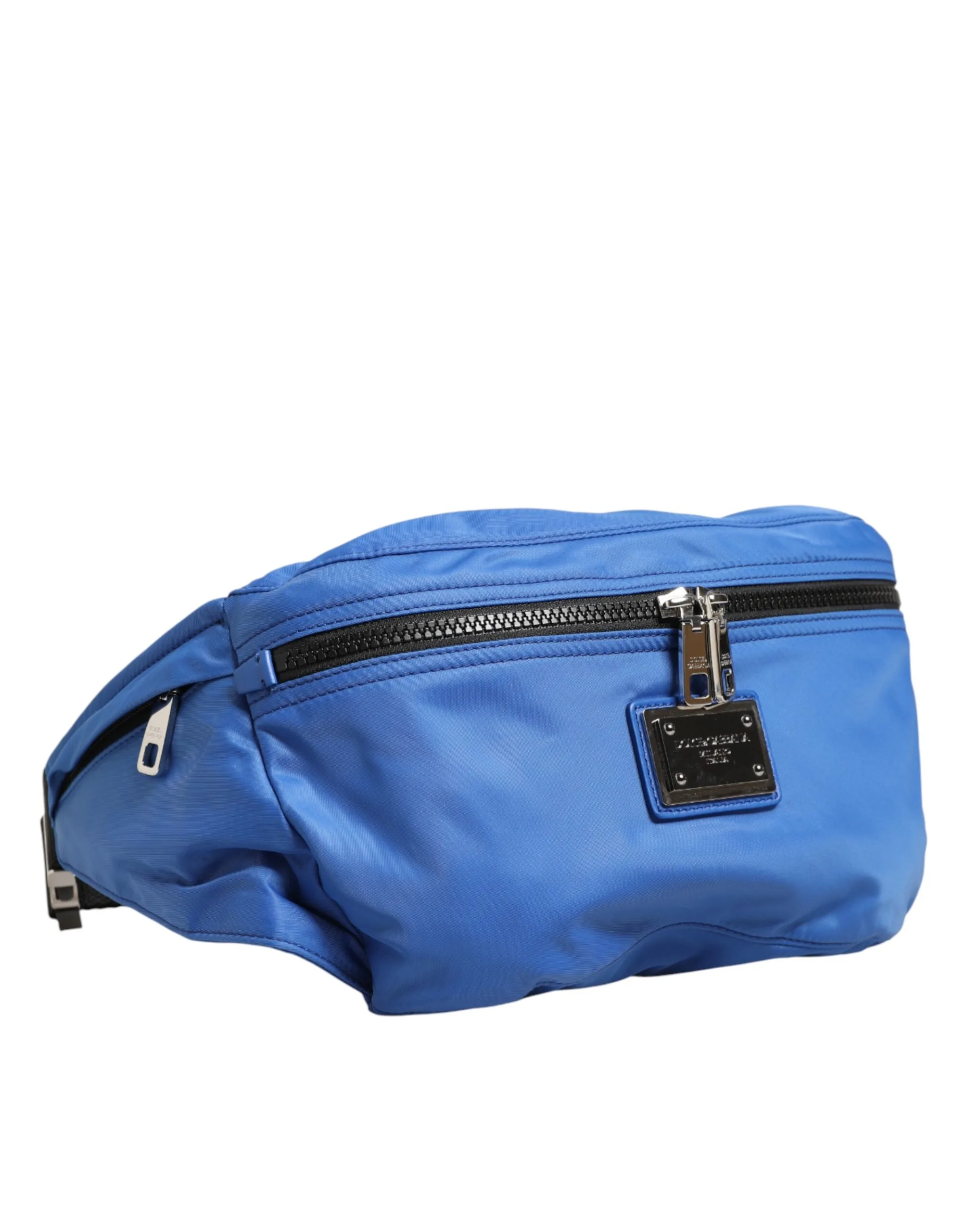 Blue Logo Plaque Nylon Waist Fanny Pack Men's Bag - Image 2