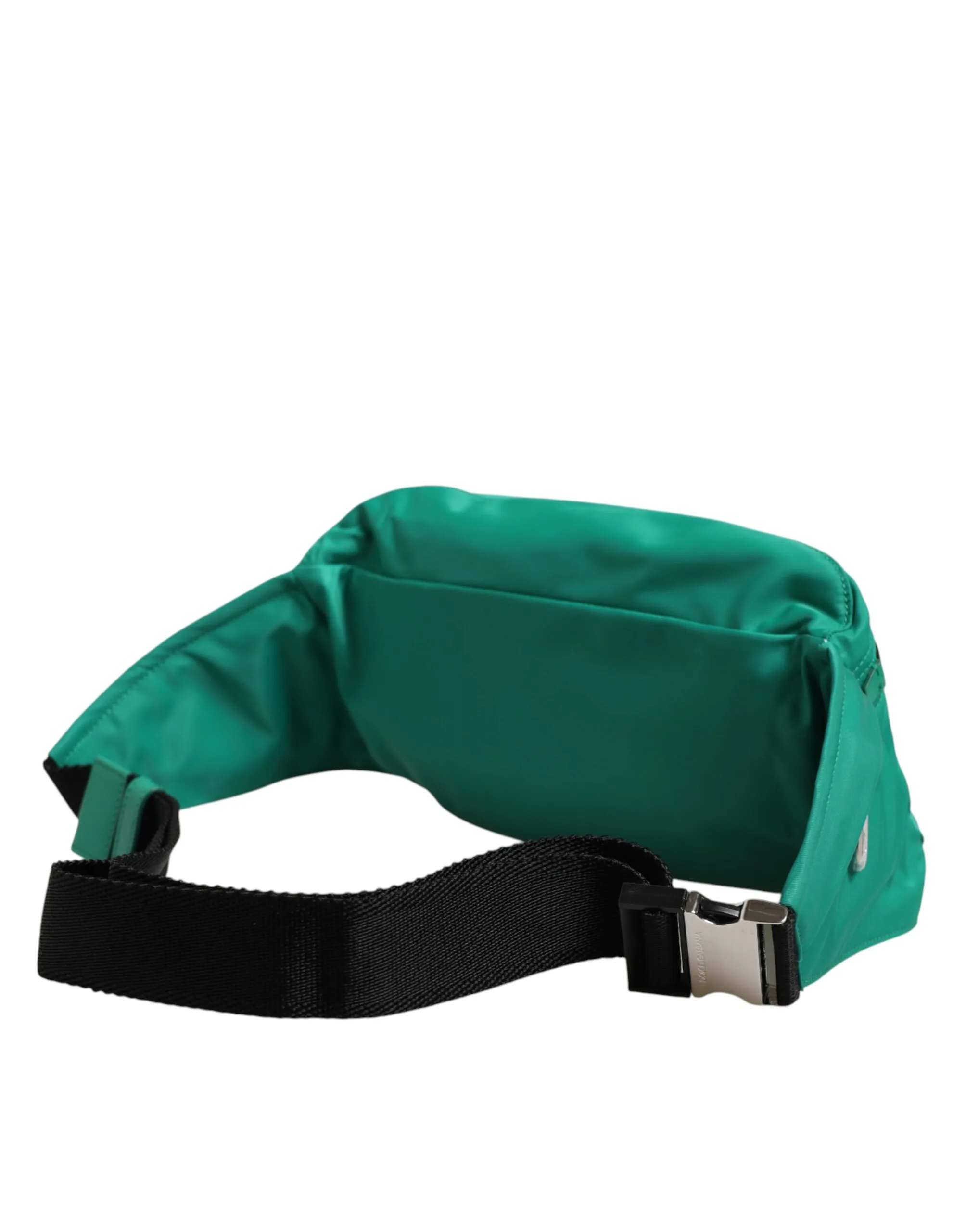 Green Logo Plaque Nylon Waist Fanny Pack Men's Bag - Image 4