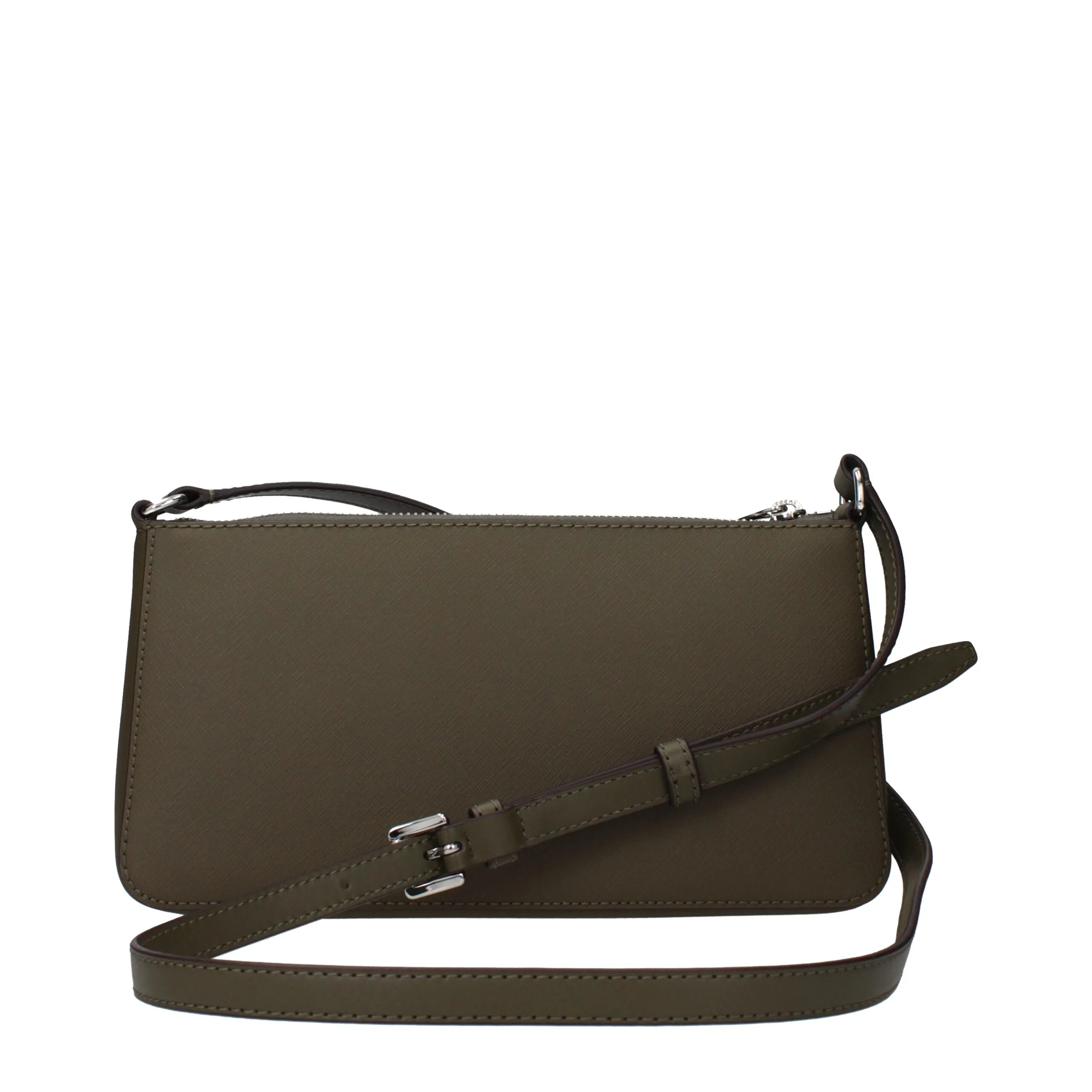 Green Fabric Crossbody Bag - Image 3