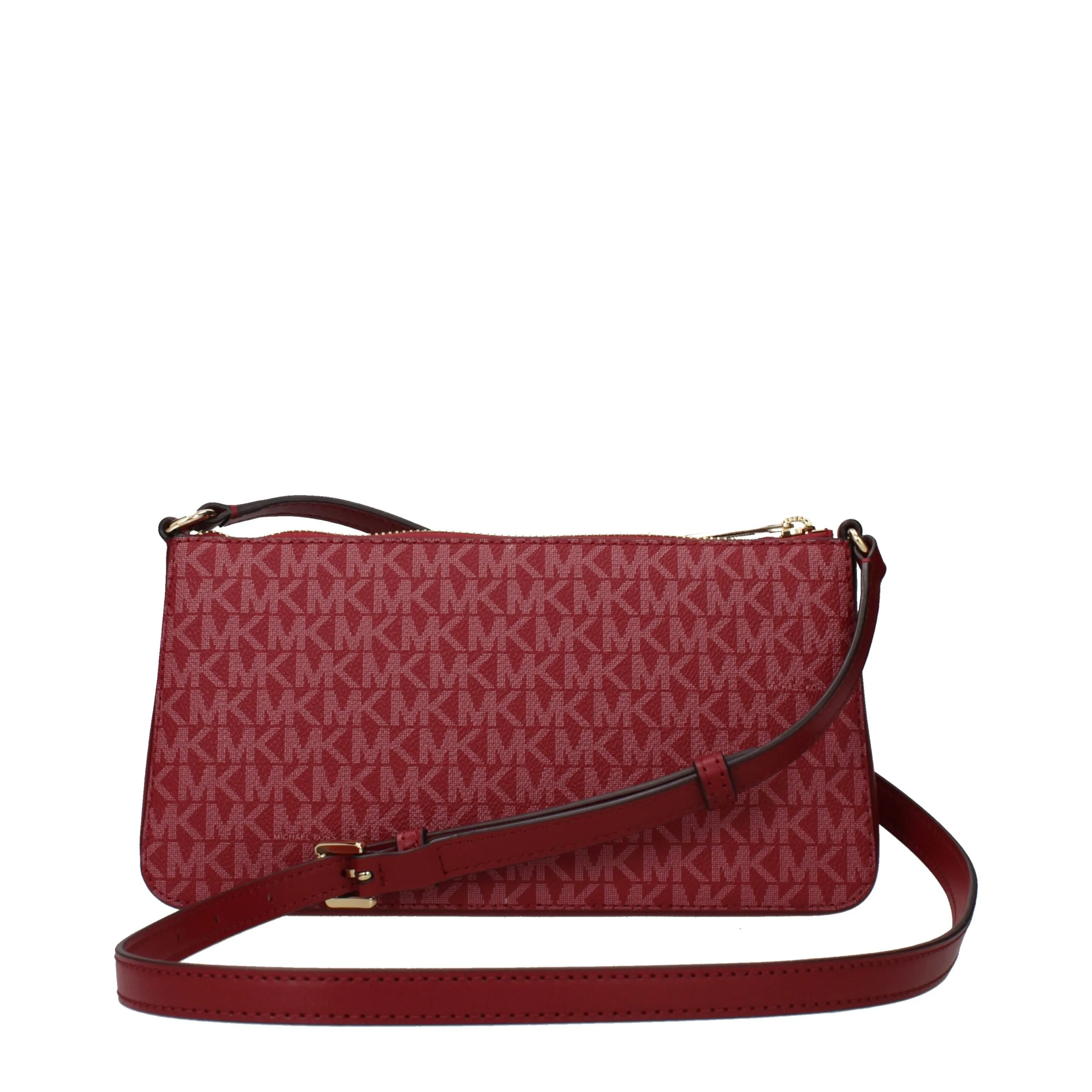 Red Fabric Crossbody Bag - Image 3