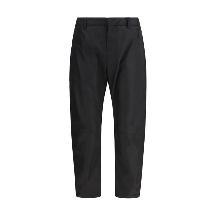 Black Recycled Polyamide Casual Pants