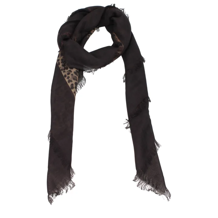 Brown Cashmere Foulard