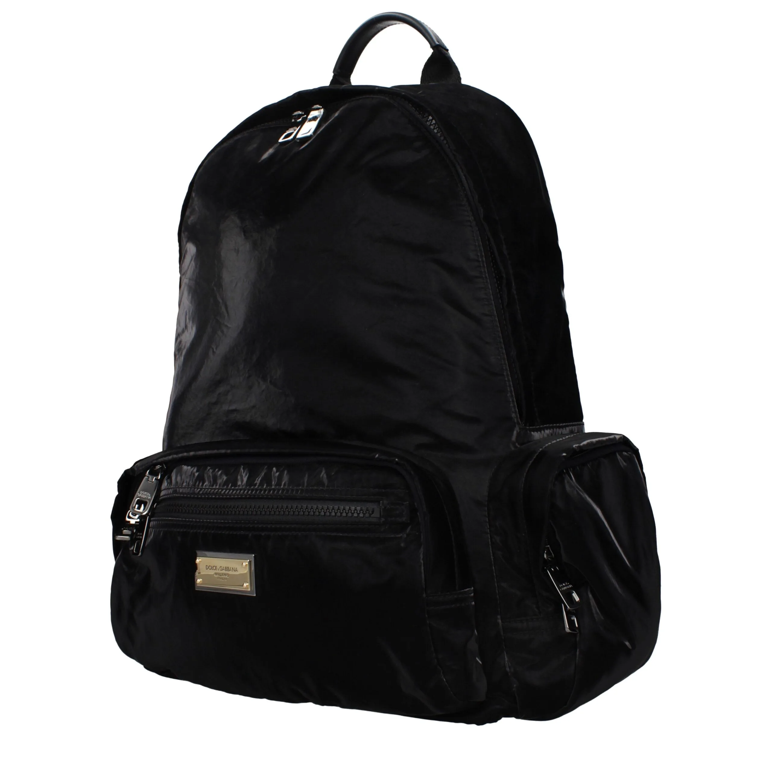 Black Nylon Backpack - Image 2