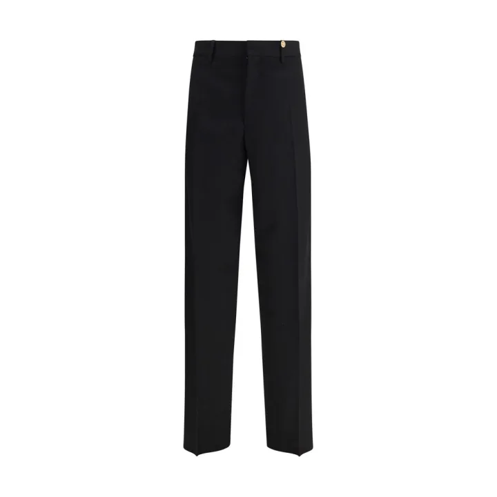 Black Wool Oves Aries Dress Pants