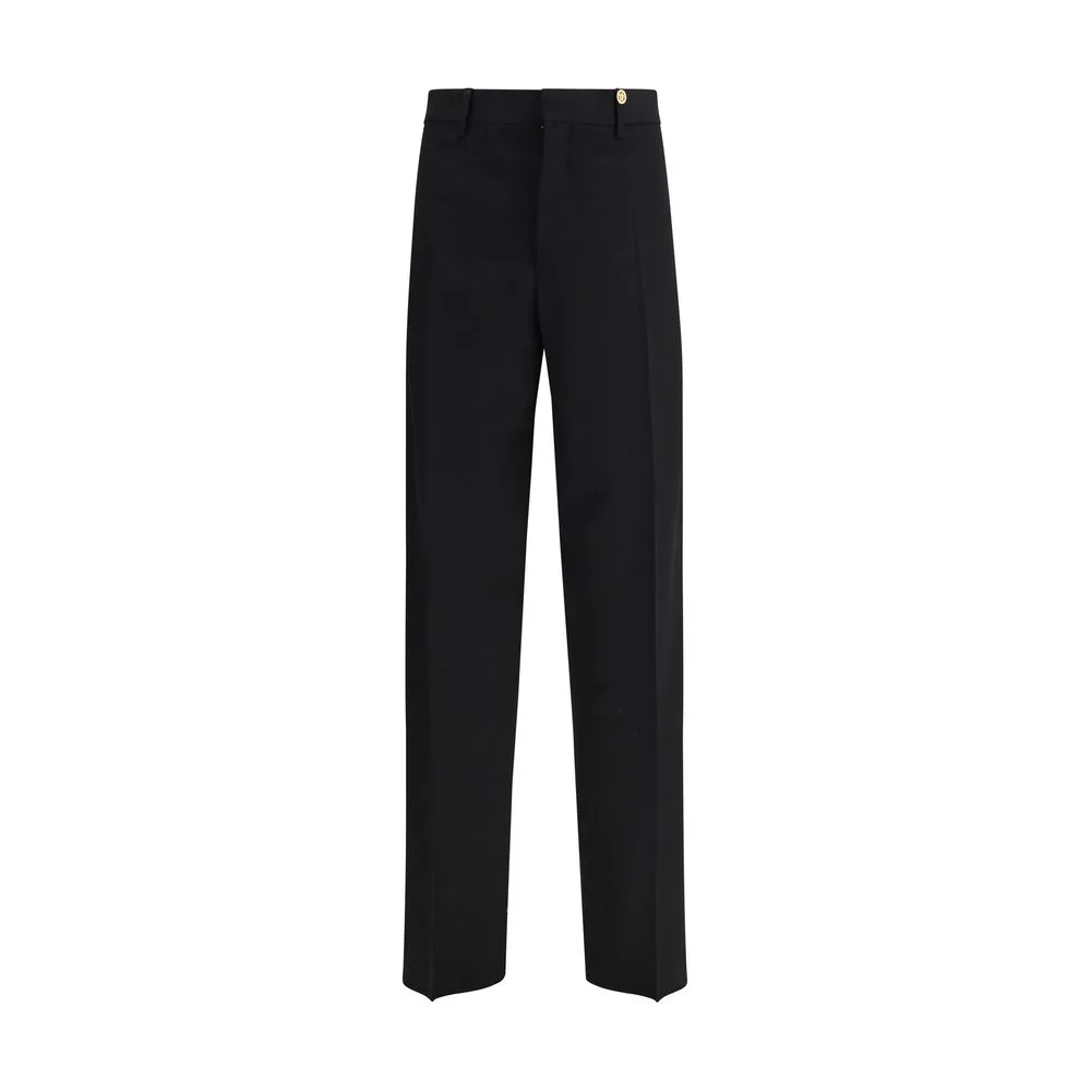 Black Wool Oves Aries Dress Pants