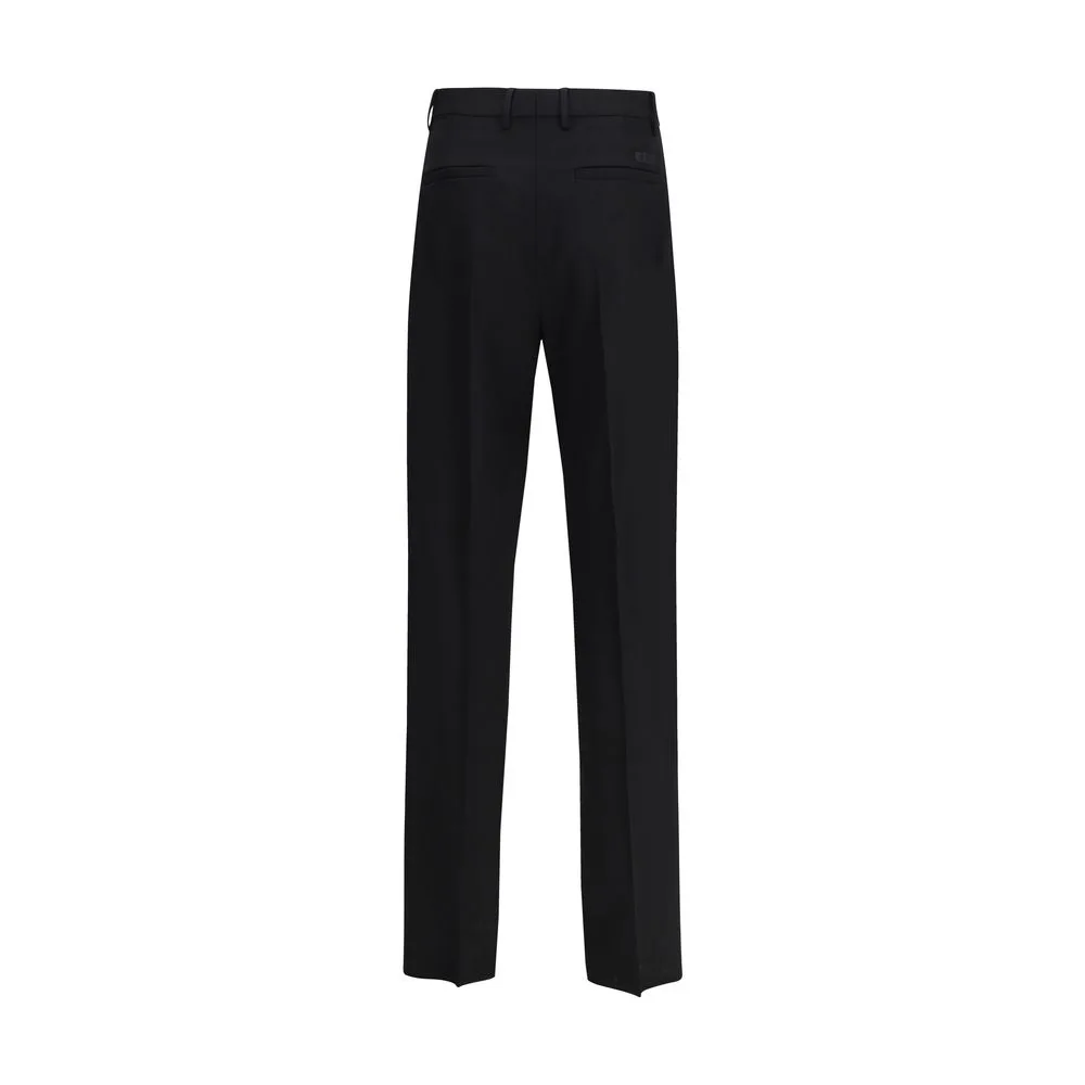 Black Wool Oves Aries Dress Pants - Image 2