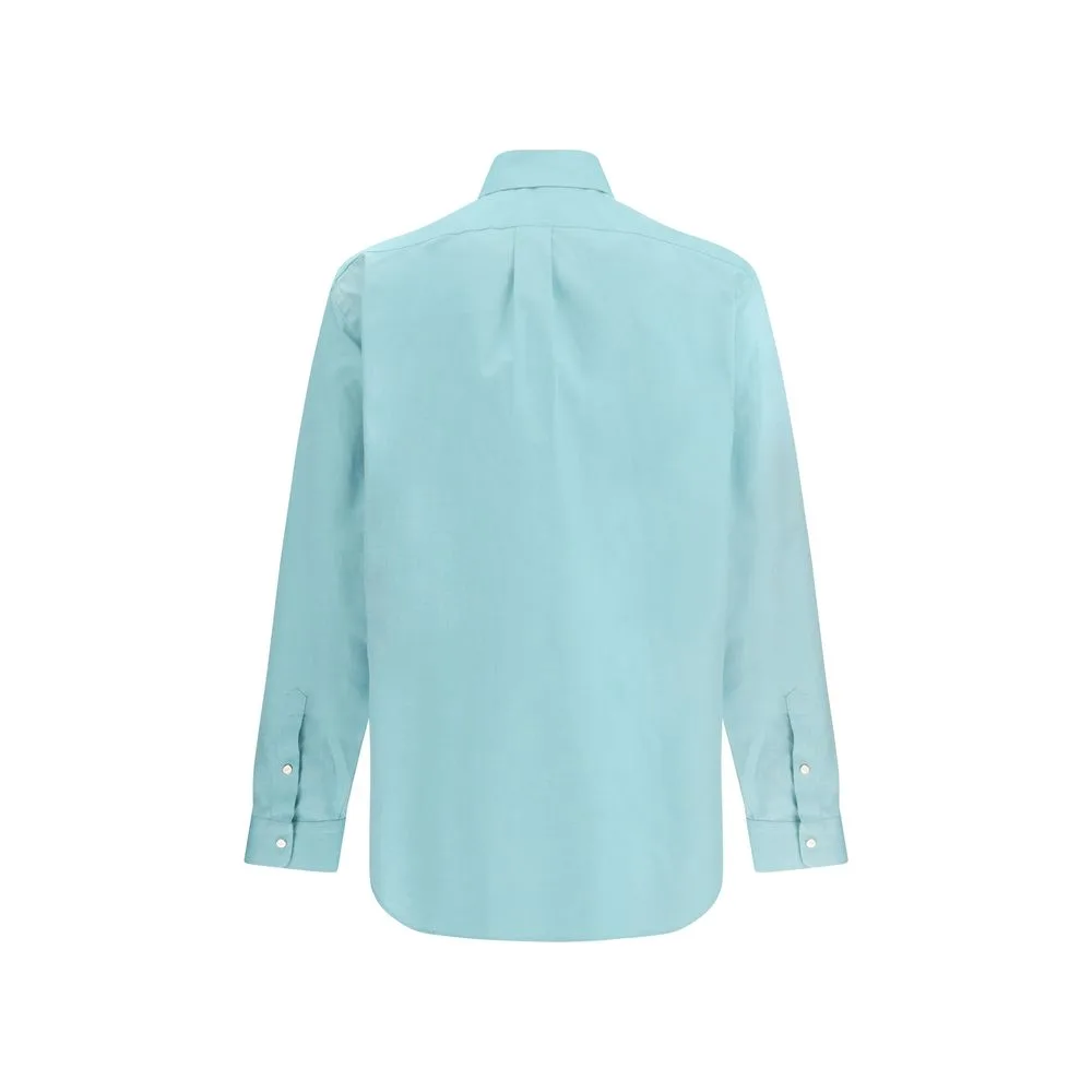 Blue Cotton Dress Shirt - Image 2